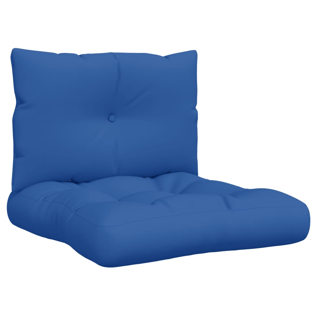 Vidaxl Pallet cushions 2 st fabric royal blue