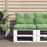 Vidaxl Palette Këssen 2 St Blat Muster Oxford Stoff