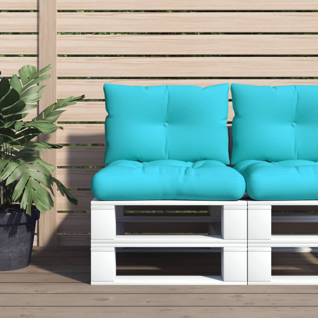 Vidaxl pallputer 2 St. Oxford Fabric Turquoise