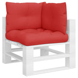 Vidaxl Pallet cushions 3 st fabric red