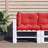 Vidaxl Pallet cushions 3 st fabric red
