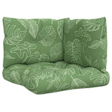 Vidaxl Pallet cushions 3 ST Leaf pattern Oxford Fabric
