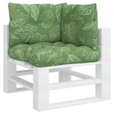 Vidaxl Pallet cushions 3 ST Leaf pattern Oxford Fabric