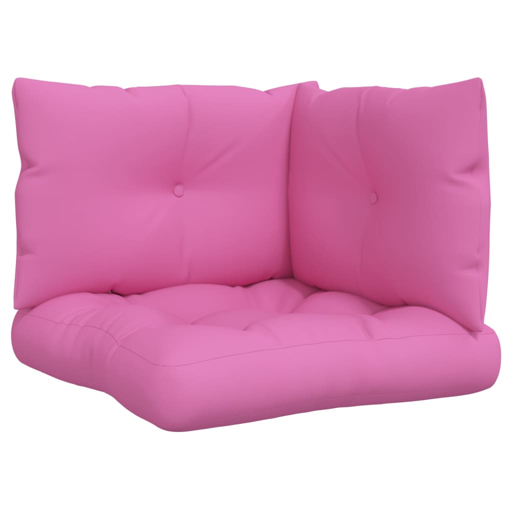 Vidaxl Palletdynor 3 St Oxford Fabric Pink