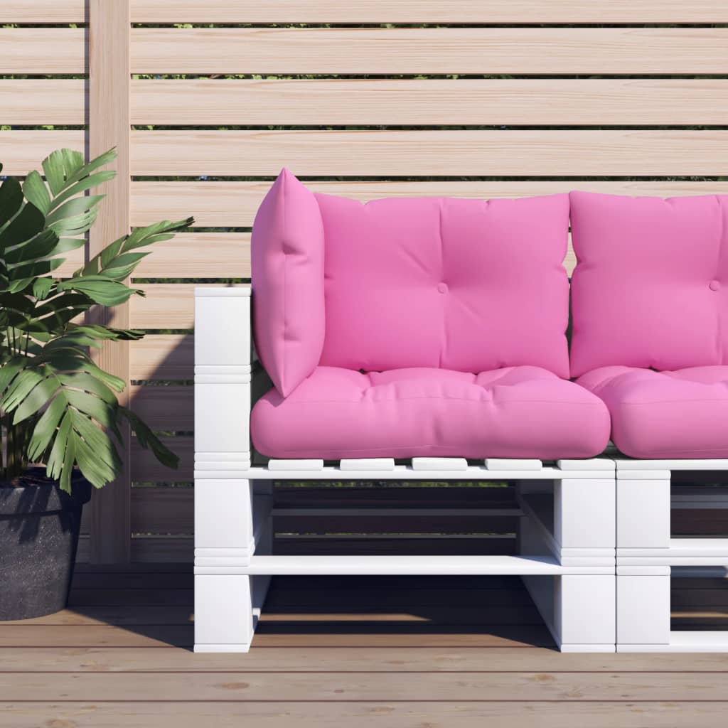 Vidaxl Palletdynor 3 St Oxford Fabric Pink