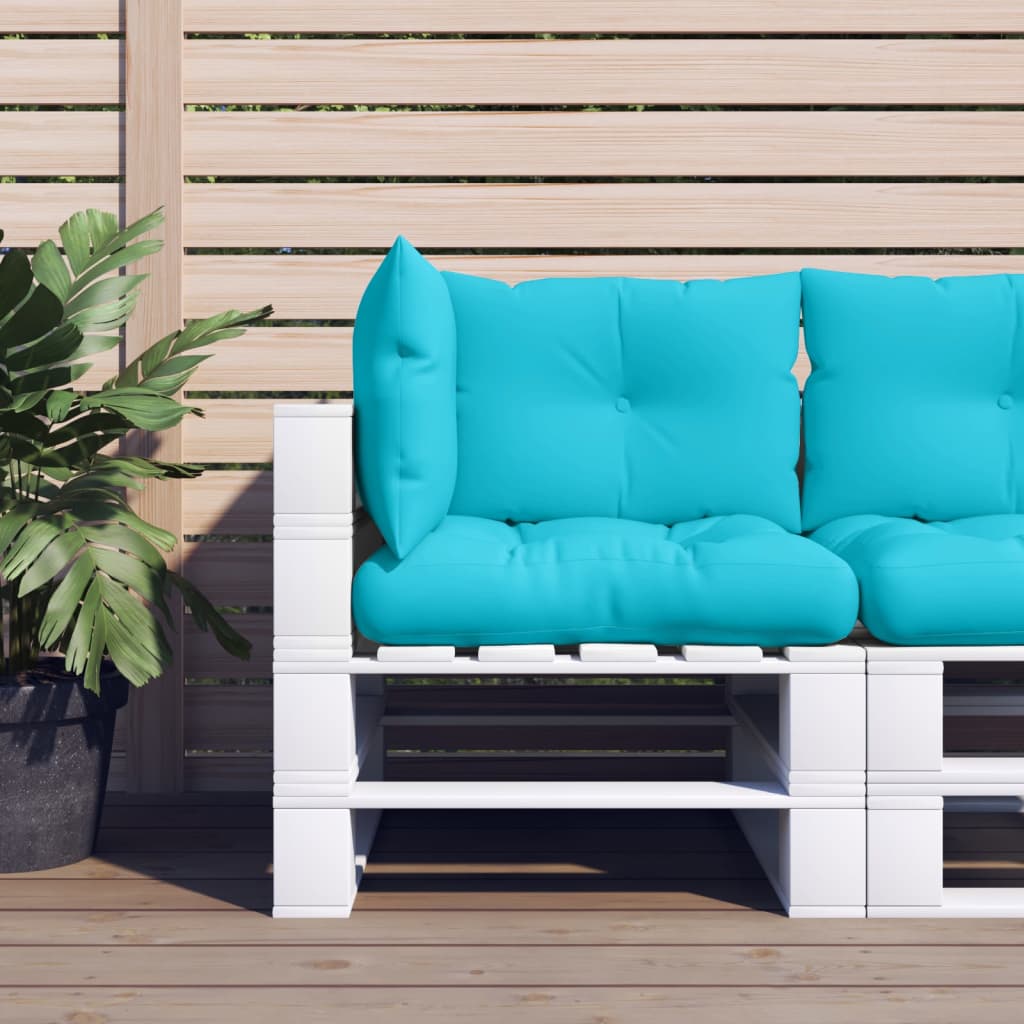 Vidaxl Pallet cushions 3 St Oxford Fabric Turquoise