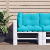 Vidaxl Pallet cushions 3 St Oxford Fabric Turquoise
