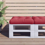 Vidaxl Pallet cushion Fabric wine red