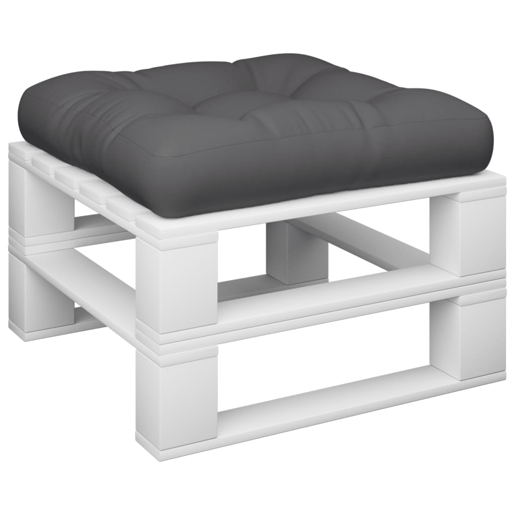 Vidaxl Pallet cushion 58x58x10 cm Fabric Anthracite -colored