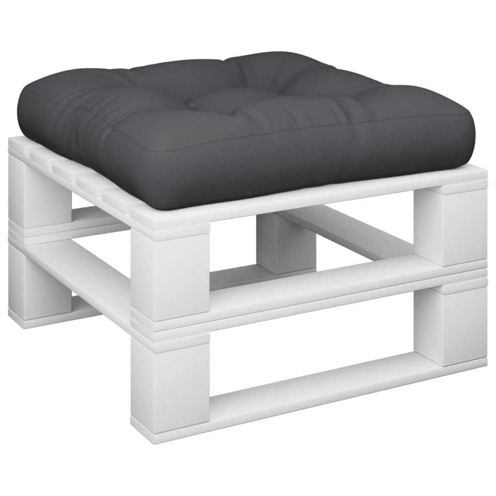 Vidaxl Pallet cushion 58x58x10 cm Fabric Black