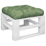 Vidaxl Pallet Pushion Blad mønster 58x58x10 cm Oxford stof