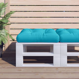 Vidaxl Palette Cushion 58x58x10 cm Oxford Stoff Türkis