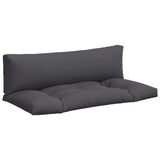 Paletne blazine Vidaxl 2 St Fabric Antracit -Crolored