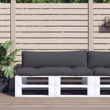 Paletne blazine Vidaxl 2 St Fabric Antracit -Crolored