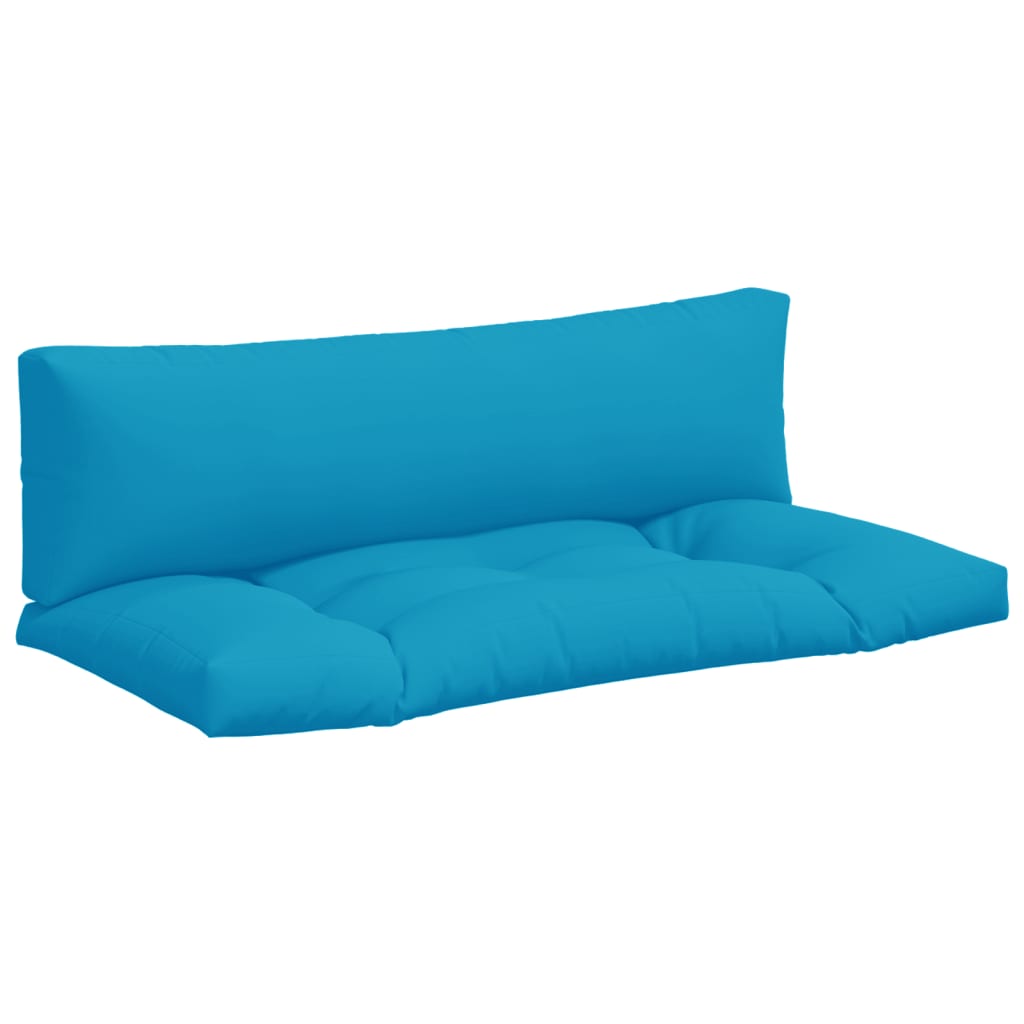 Vidaxl Pallet cushions 2 st fabric light blue