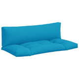 Vidaxl Pallet cushions 2 st fabric light blue