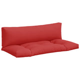 Vidaxl Pallet cushions 2 st fabric red