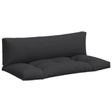 Vidaxl Pallet cushions 2 st fabric black