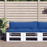 Vidaxl palete blazine 2 St Fabric Svetlo modra
