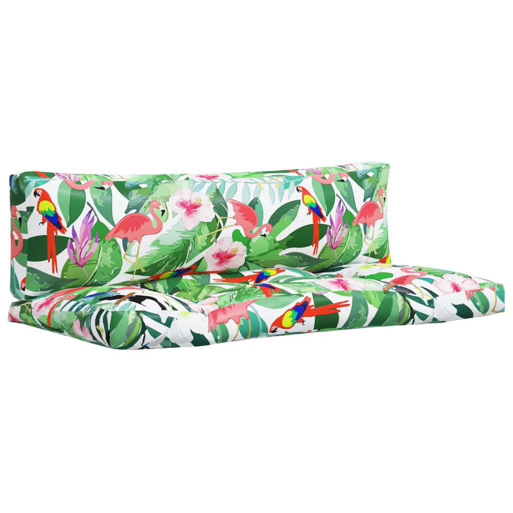 Vidaxl Pallet CUDIONS 2 St Oxford Fabric Multi -färgade