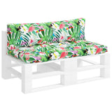 Vidaxl Pallet CUDIONS 2 St Oxford Fabric Multi -färgade