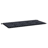 VidaXL Garden bench cushion diamond pattern 100x50x4 cm Oxford fabric black