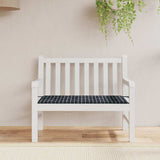 VidaXL Garden bench cushion diamond pattern 100x50x4 cm Oxford fabric black