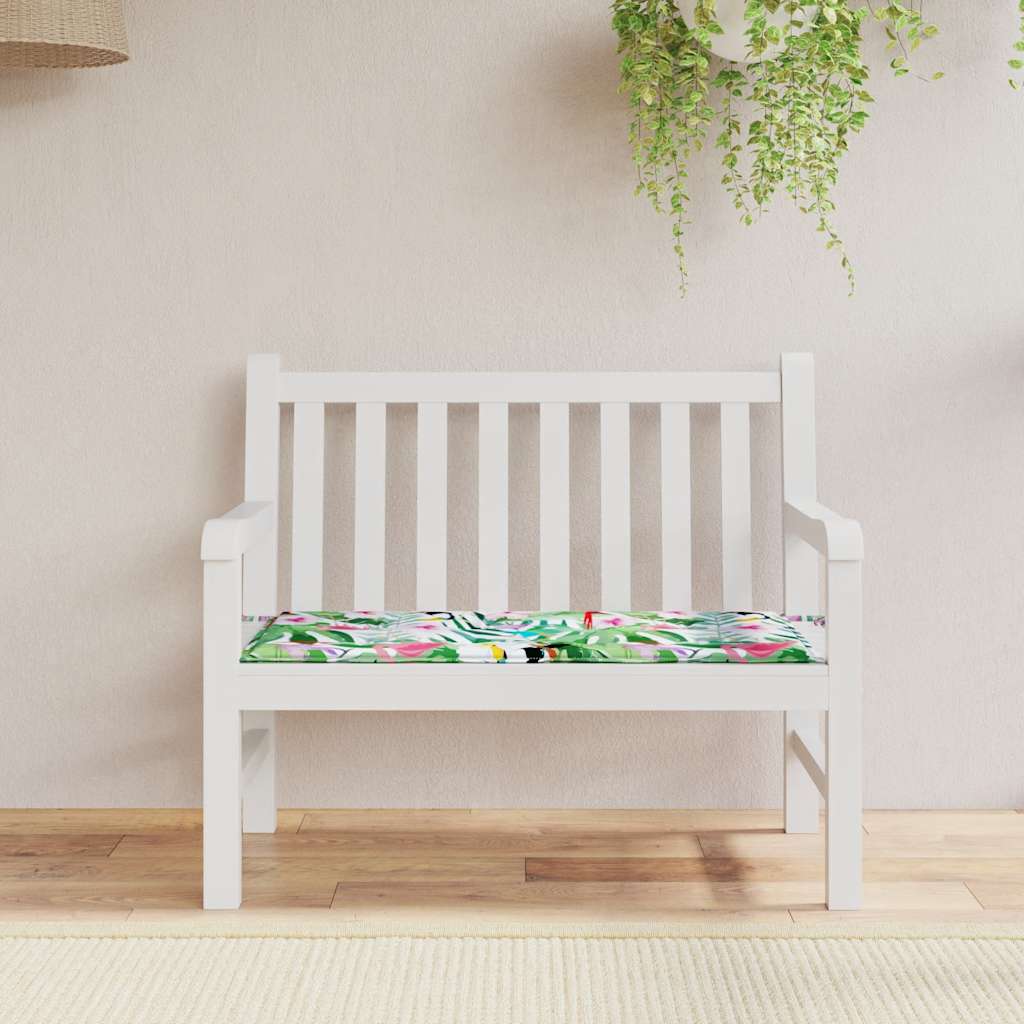 Vidaxl Garden bench cushion 100x50x4 cm Oxford fabric multi -colored