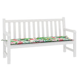 Vidaxl Garden Bench Pushion 150x50x4 cm Oxford Stof Multi -farvet