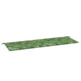 Vidaxl Garden Bench polštář 150x50x4 cm oxfordský tkanina list vzorec