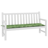 Vidaxl Garden Bench polštář 150x50x4 cm oxfordský tkanina list vzorec