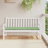 Vidaxl Garden Bench polštář 150x50x4 cm oxfordský tkanina list vzorec