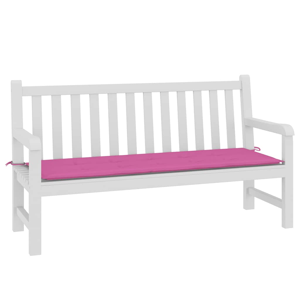 Vidaxl Garden Banc Cushion 150x50x4 cm Oxford Fabric rose