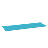 Vidaxl Garden Banc Cushion 150x50x4 cm Oxford tissu turquoise