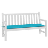 Vidaxl Garden Banc Cushion 150x50x4 cm Oxford tissu turquoise
