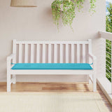 Vidaxl Garden Banc Cushion 150x50x4 cm Oxford tissu turquoise