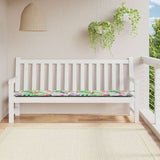 Polštář vidaxl zahradní lavička 200x50x4 cm Fabric Multi -rozložený