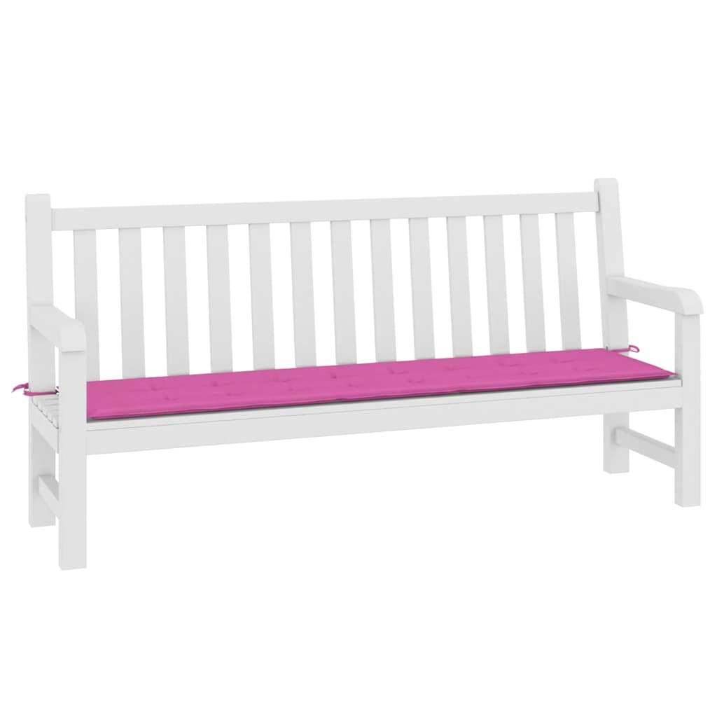 Vidaxl Garden Bench Pushion 200x50x4 cm stofrosa