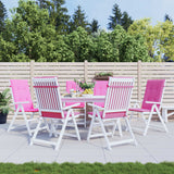Vidaxl Chair cushions 6 sted back dust pink