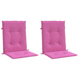 Vidaxl Chair cushions 2 pcs low back dust pink