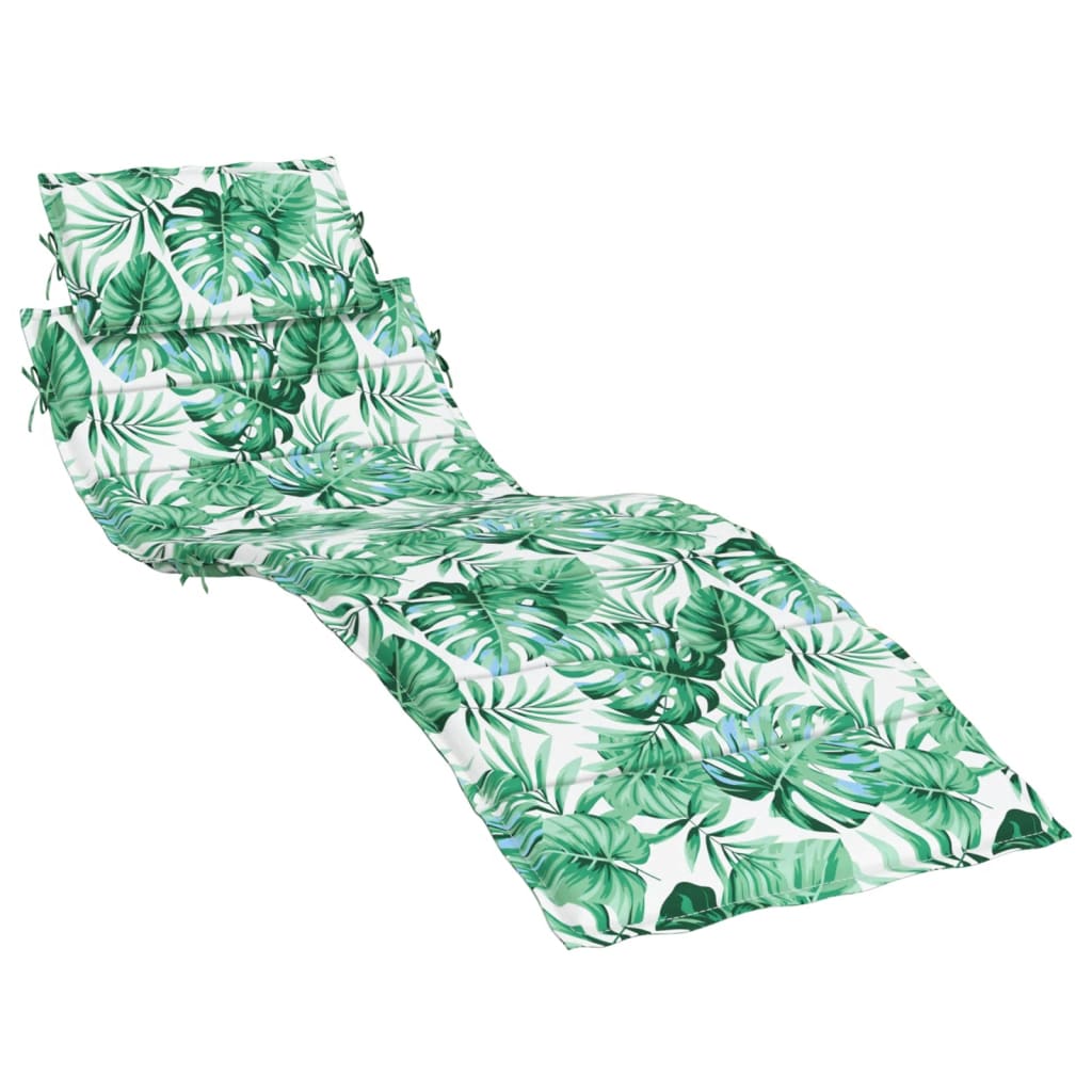VidaXL lounger cushion leaf pattern Oxford fabric