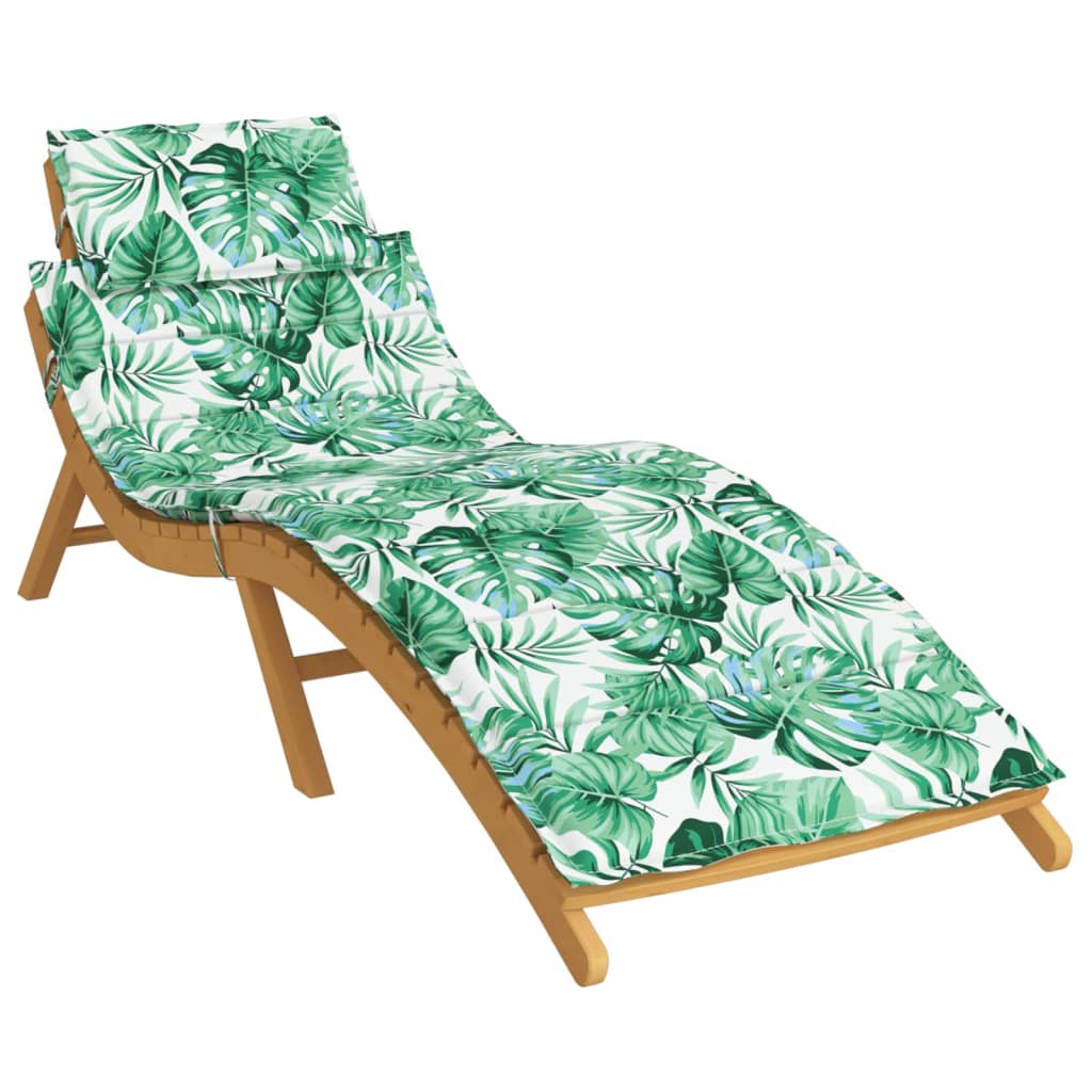 VidaXL lounger cushion leaf pattern Oxford fabric