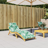 VidaXL lounger cushion leaf pattern Oxford fabric