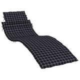 VidaXL lounger cushion window pattern Oxford fabric black