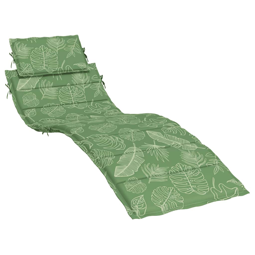 VidaXL lounger cushion leaf pattern Oxford fabric