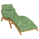 VidaXL lounger cushion leaf pattern Oxford fabric