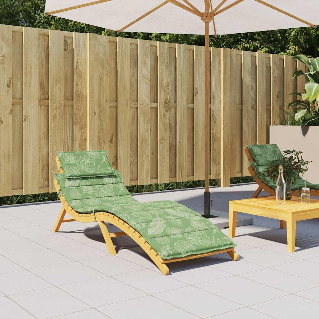 VidaXL lounger cushion leaf pattern Oxford fabric