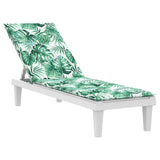 Vidaxl patio chair cushion leaf pattern Oxford fabric