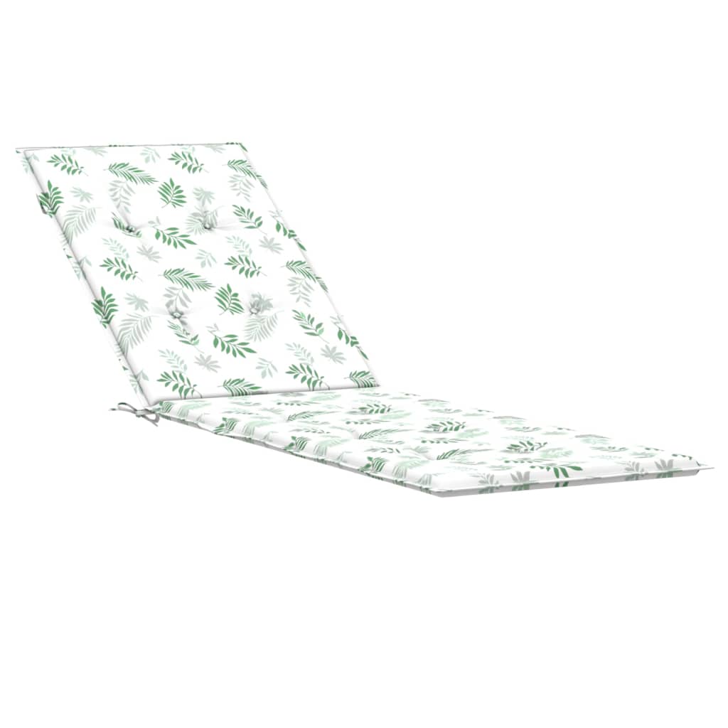 Vidaxl patio chair cushion leaf pattern Oxford fabric