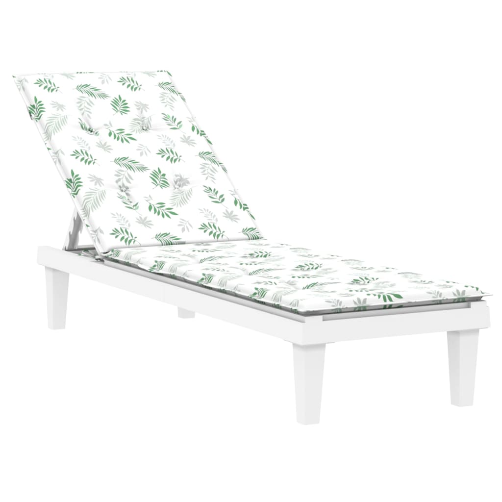 Vidaxl patio chair cushion leaf pattern Oxford fabric